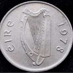 [#221] - Ireland 1978 | Irish 5p | Five Pence | Bull | KM.22 | AU