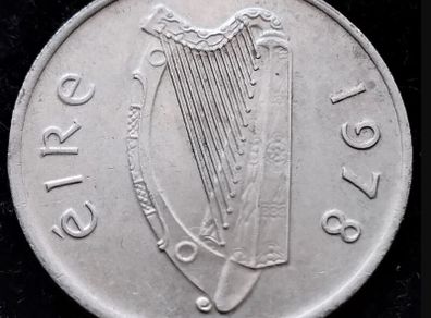 [#221] - Ireland 1978 | Irish 5p | Five Pence | Bull | KM.22 | AU