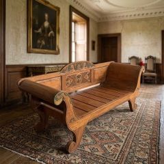 Antique Rare Teak Daybed