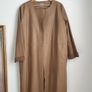 Cos Leather Coat Size Uk 14 Image 4