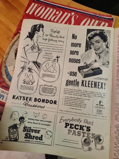 2 Vintage Woman's Own magazines