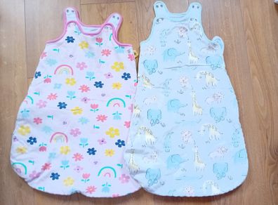 Baby sleeping sacks 0-6months (x2)
