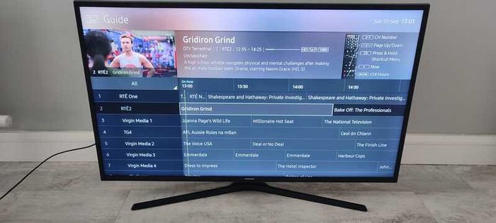 Samsung 43" Crystal UHD 4k HDR Smart Tv, Wifi, Lan, Usb, Saorview