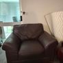 Leather sofa and Armchair Image 2