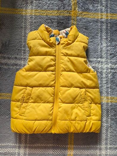 Du Pareil au Meme Reversible Baby Puffer Bodywarmer Gilet - 12M