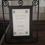 Wrought Iron Clock and Photo Frame Image 2