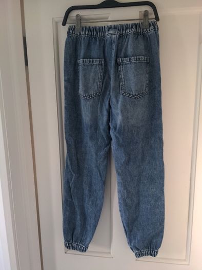 Girls denim jean joggers