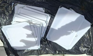 nylon panels could be assembled to make container  I think.
