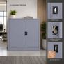 Lockable Steel Filing Cabinet 90 x 90cm Image 4