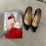Christian Louboutin (Authentic)Pigaelle 100 black patent shoe Image 8