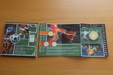 UEFA EURO 2000 Soccer Football Official Coins set Netherland & Belgium