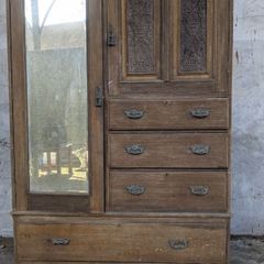 wooden traditional wardrobe