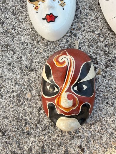 Decorative Venetian Style Wall Mask Collection Job Lot of 8 Pre-Owned Display Masks