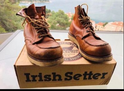 Red Wing Irish Setter leather boots vintage