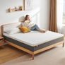Double Mattress.Double Memory Foam Mattress,Breathable Mattress Medium Firm,with Soft Fabric Fire Resistant Barrier Skin-friendly Durable for Double Bed 135x190x20cm 4ft6 Double (FREE POSTAGE) Image 2
