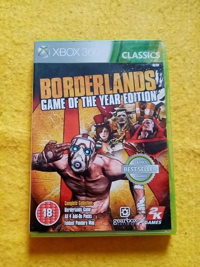 Borderlands Game of the year Xbox 360 games Original