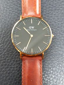 Daniel Wellington St Mawes rose gold black face