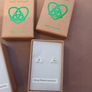 silver Gra (love )pendant & matching earrings Image 3