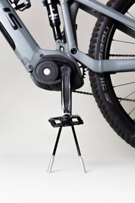 Portable bike stand for crank arm, lightweight