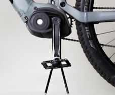 Portable bike stand for crank arm, lightweight