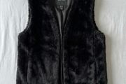 New Look Black Faux Fur Vest