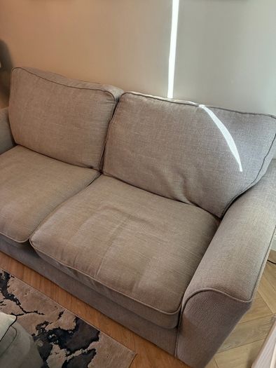 3 seater sofa and foot rest for sale