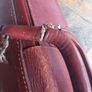 1950s leather doctor's bag, Cunard sticker, D18 Image 10