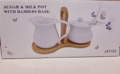 new sugar and milk pot