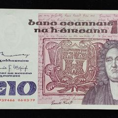 Ireland | 1979 | 10 Pounds | P.72a | Prefix - IDC | aUNC+