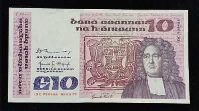 Ireland | 1979 | 10 Pounds | P.72a | Prefix - IDC | aUNC+
