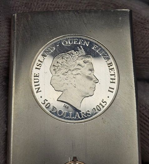 Niue Island 2015 Silver 10oz 50 Dollars H.M. Mint Bombay WWII Silver From Convoy SL 64 SS Gairsoppa