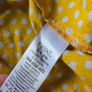 Vintage Style Next Girls Yellow Ditsy Floral Pleated Dress (3-4 Yrs) Image 3