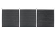 Garden Fence WPC 526x186 cm Grey