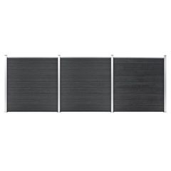Garden Fence WPC 526x186 cm Grey