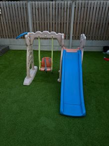 slide, swing