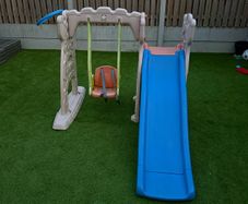 slide, swing
