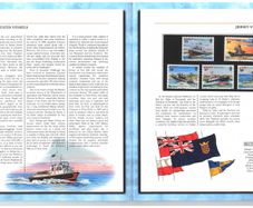 2002 Jersey (Channel Islands) Stamp Year Book (softback) issued by Jersey Post with 16 images of contents