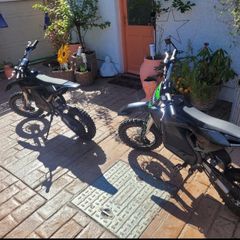 2 x 1200 watt storm electric motocross mopeds