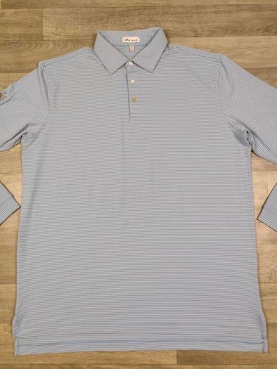 Peter Millar Long Sleeve Golf Polo Shirt Mens XL/XXL