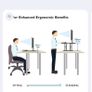 Standing desk converter for table/desk portable Image 2