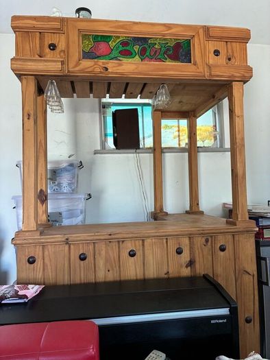 A house drinks bar