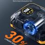 Tyre Inflator 12V DC Portable Air Compressor Auto Tyre Pump 100PSI with LED Light Digital Air Pump for Car Tyres Bicycles Other Inflatables (FREE POSTAGE) Image 2