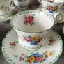 Art Deco Paragon  "Floral Cross Stitch" Coffee Set Image 3