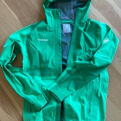 Mammut Alto Guide HS 3-Layer Waterproof Jacket - Men's S, Green - Hiking / Climbing Hardshell