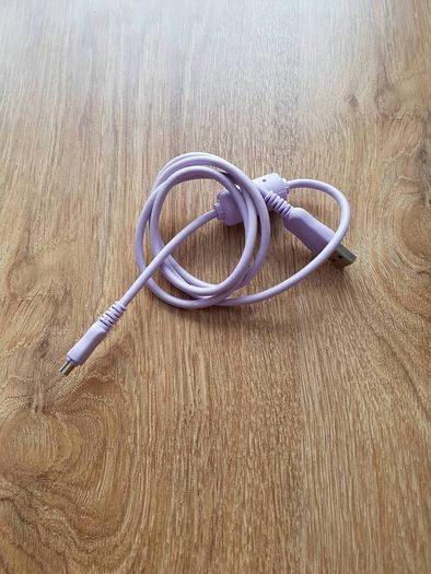 Pink phone charger cable
