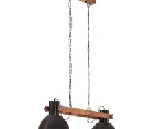 Industrial Hanging Lamp 25 W Dead Black 109 cm E27