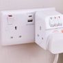 Three Socket Surge Protected Adaptor with Individual Switches Image 2