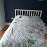 King size bed with mattress - excellent condition Image 2