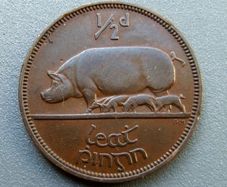 1941 Half Penny