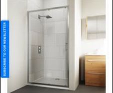 Flair verve slider shower door 1100mm